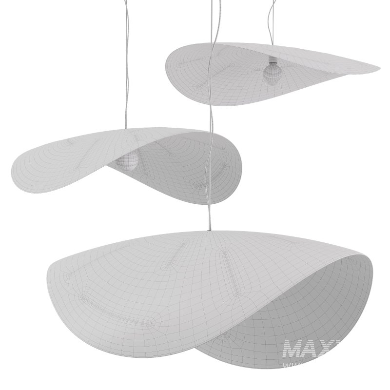 Gervasoni Brass Pendant 3 shapes - Image 3