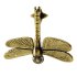 Antique Brass Dragonfly Design Front Door Knocker Vintage Style - Thumbnail 3