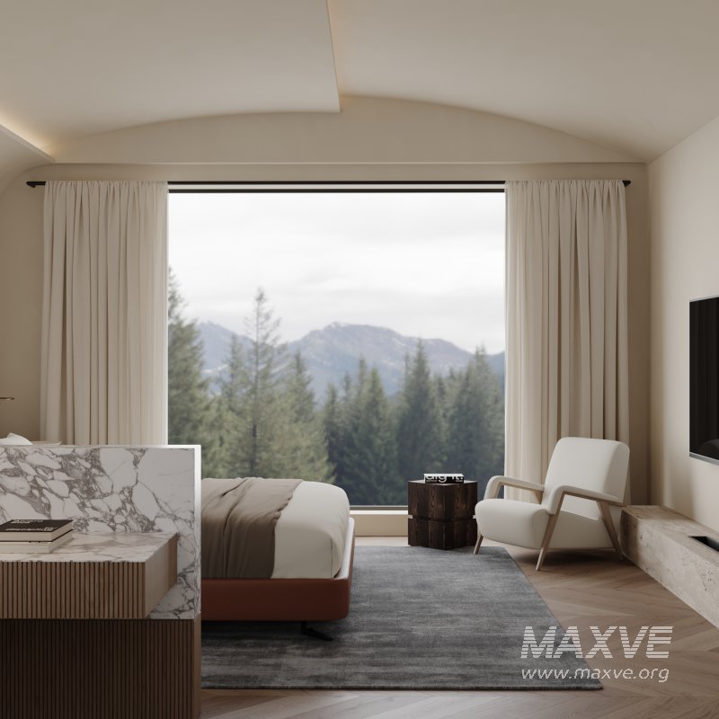 Bedroom interior scenes - Image 9