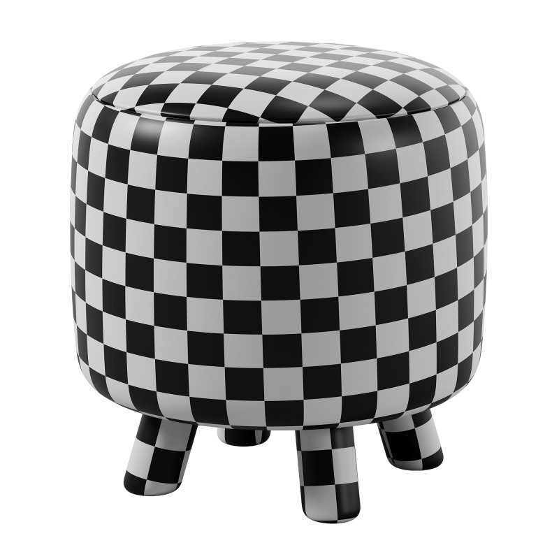 Pouf Boucle Faux Fur - Image 3