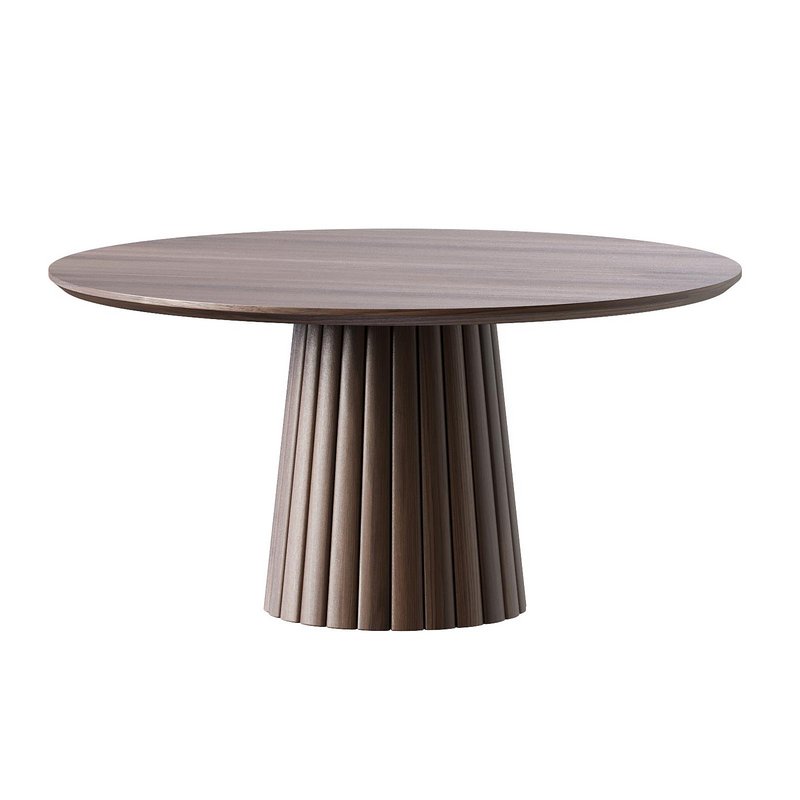Solid Wood Round Dining Table - Image 2