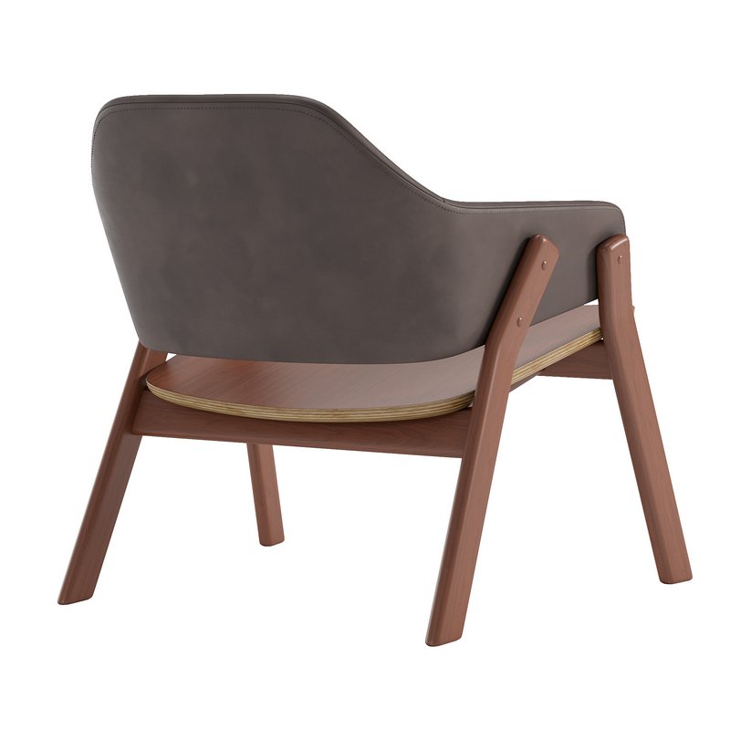 Clutch Leather Lounge Chair - Image 2
