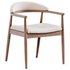 Modrest Cohen Walnut Dining Chair - Thumbnail 3