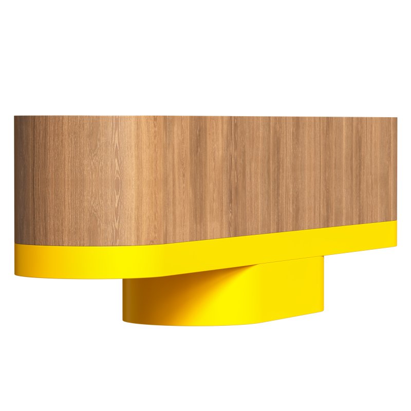 Wooden sideboard with doors - Image 4