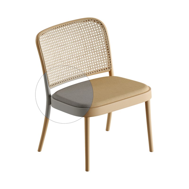 811 Lounge Armchair and Chair 367 by TON - Image 7