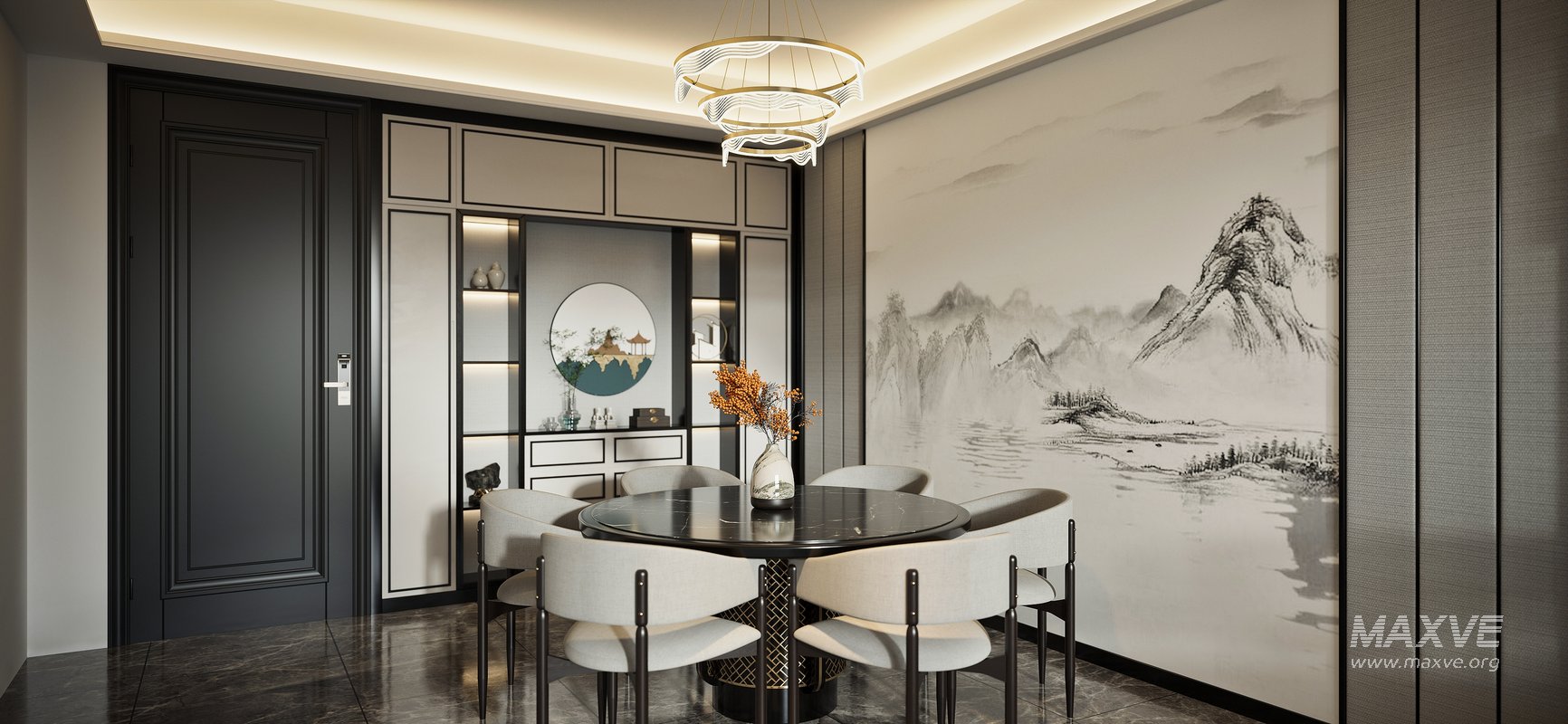 Chinese Living Room Dining Room - Image 2