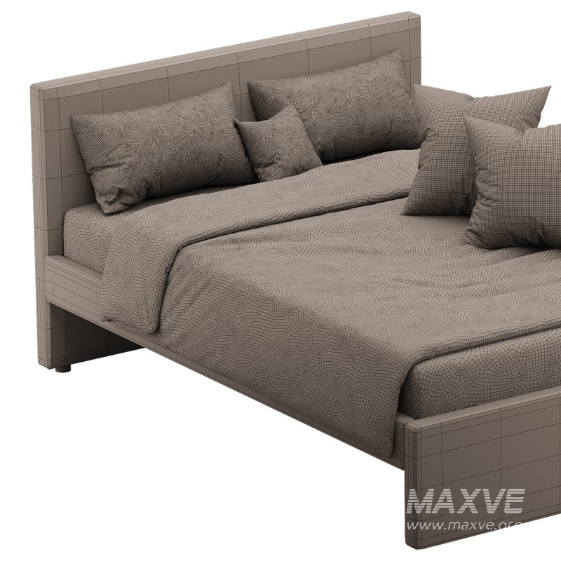 Upholstered bed frame - Image 14
