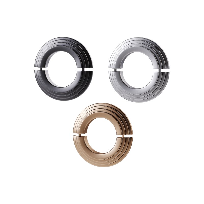 Black Radiator Pipe Flanges Aluminum Escutcheon Ring Plate - Image 8