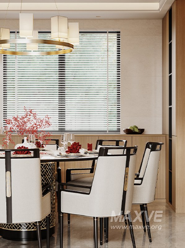 Chinese Living Room Dining Room - Image 6