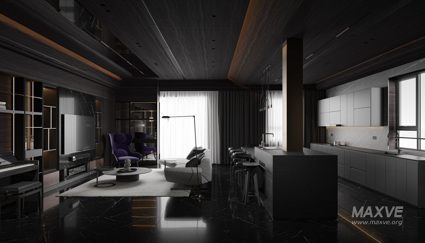 Living Room Dining Room Kitchen - Image 4