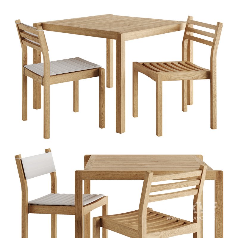 AH902 and AH501 Outdoor Dining Set by Carl Hansen - Image 1