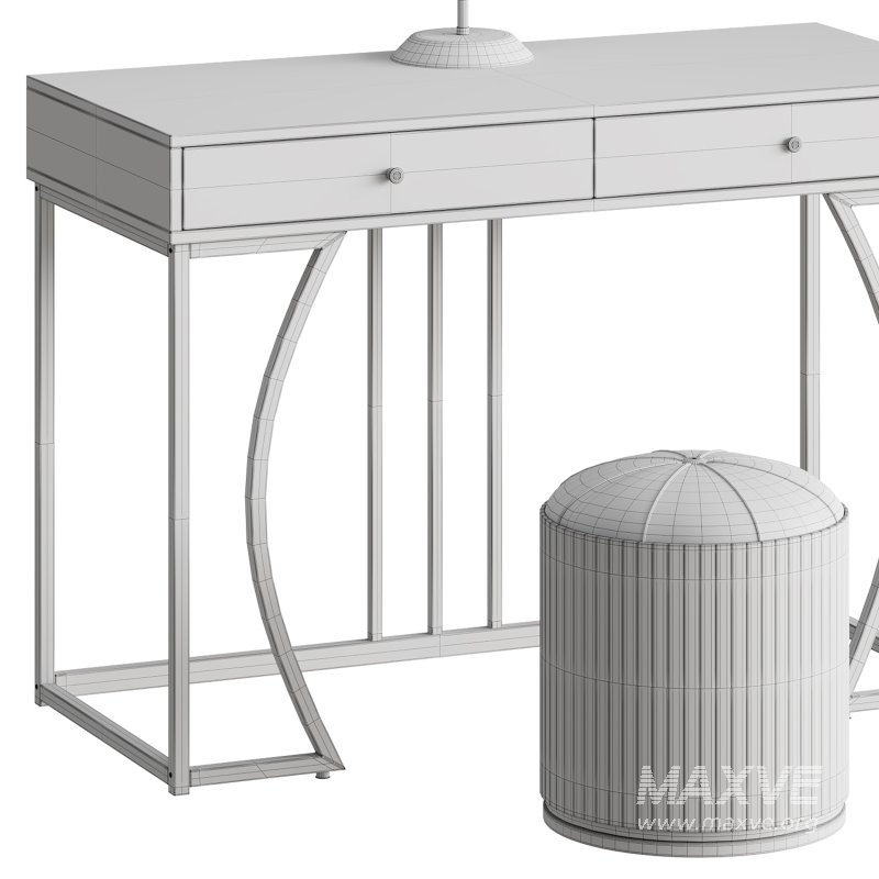 Coiffeuse avec tiroirs Nureen - Image 14