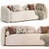 Scandinavian style velvet sofa - Thumbnail 4