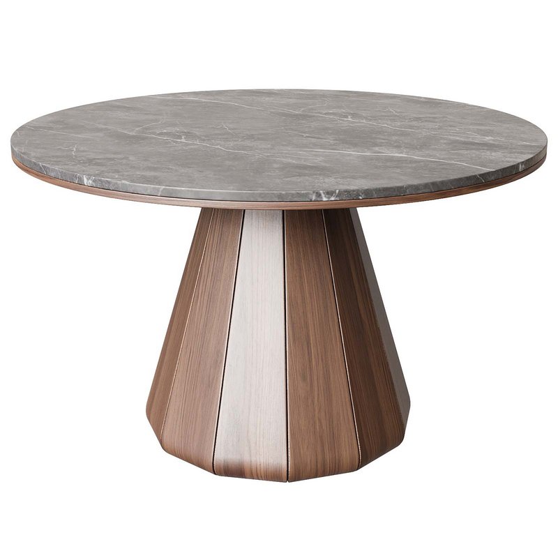 Nordic style modern simple round dining table sets - Image 3