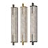 Modern Luxury Full Copper Marble Rectangle LED Wall Sconce - Thumbnail 4