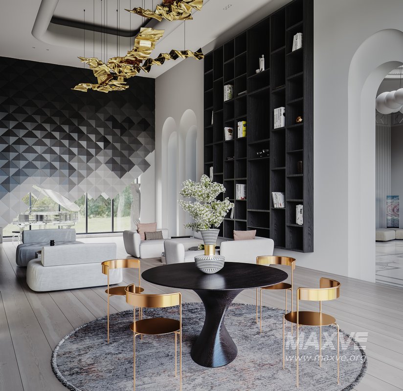 Living Room Dining Room Kitchen - Image 12