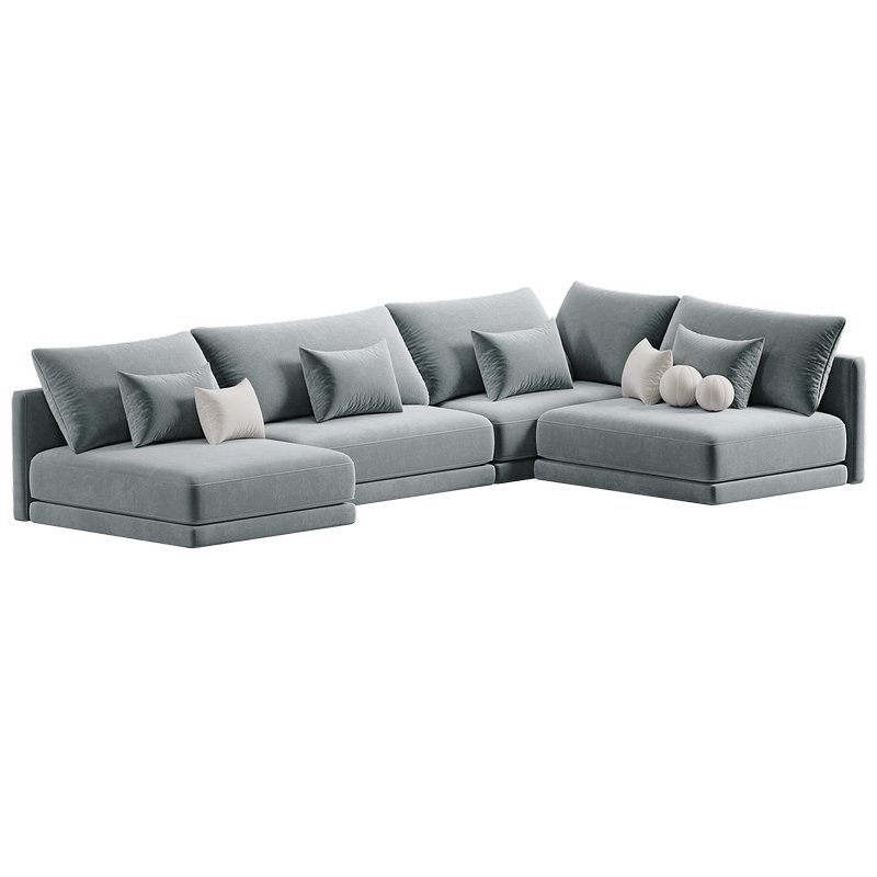 Katarina Corner Couch Sofa By Blanche - Image 4