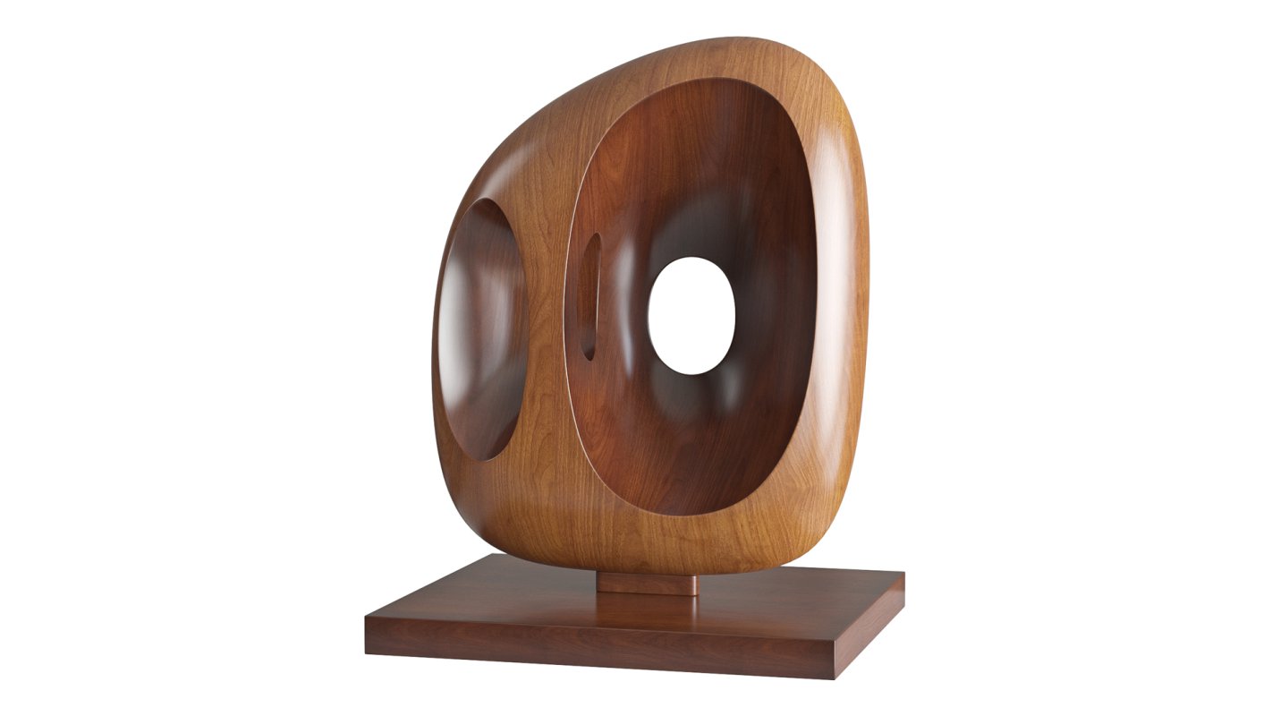 Abstract sculpture by Barbara Hepworth - Image 4