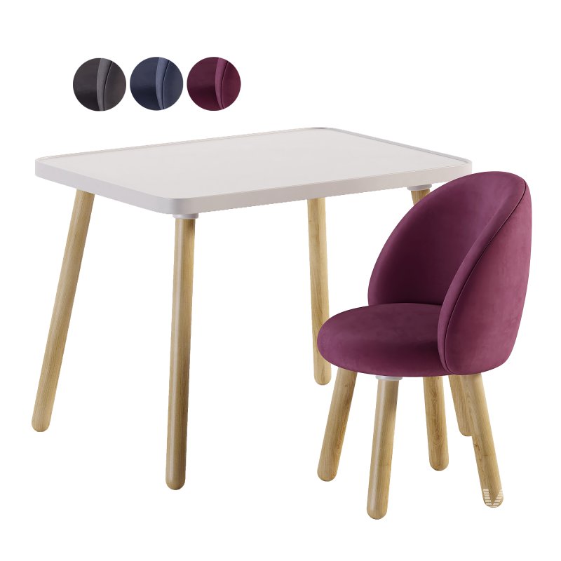 Table and chair childrens set - Image 1