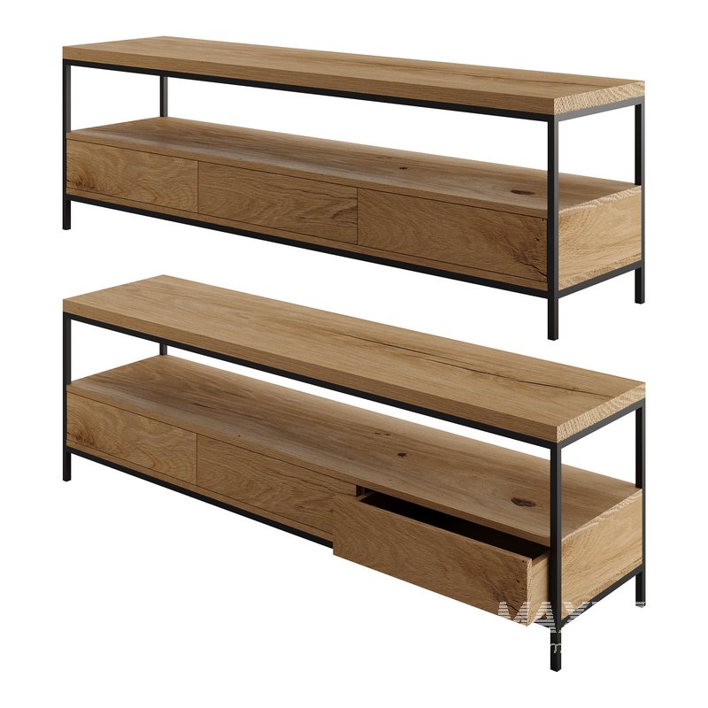 TV Stand 3 Drawers by mLOFT - Image 9