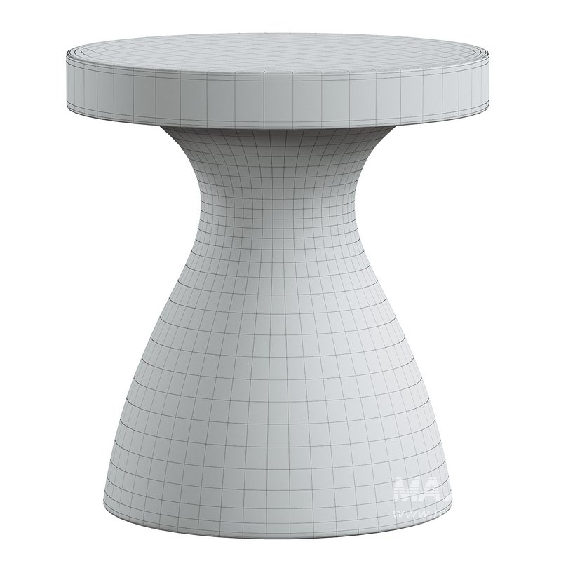 Dodger Concrete Outdoor Side Table - Image 3