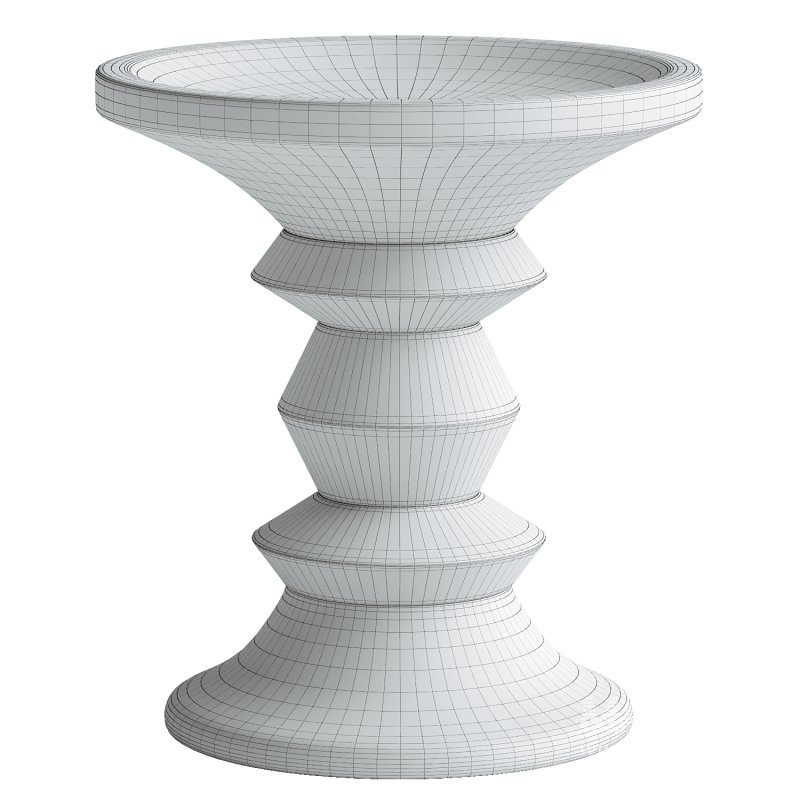 Eames Turned Stool Shape C - Image 2