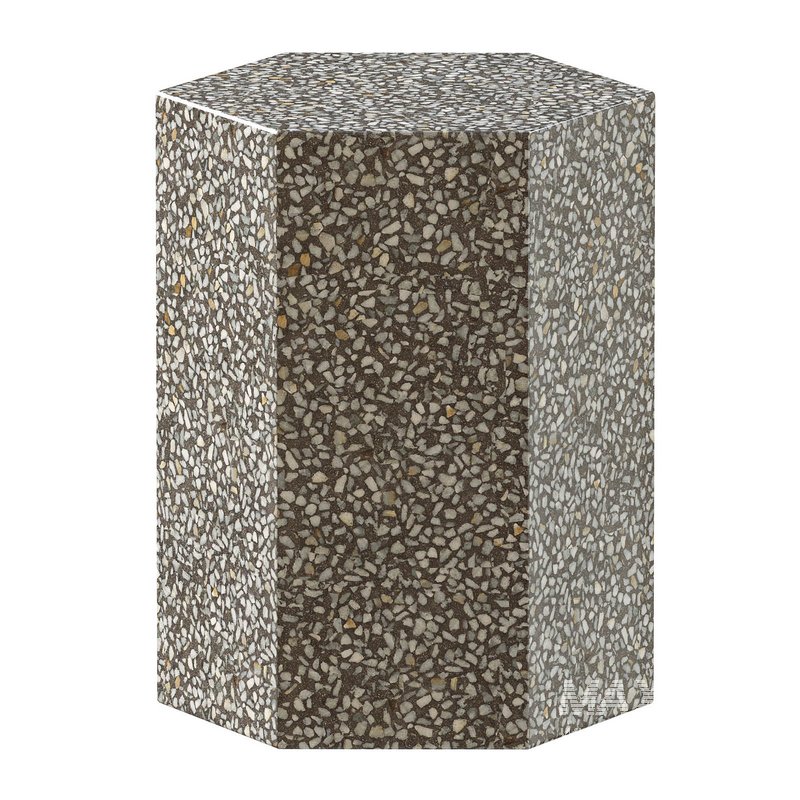 ZO? premium terrazzo pink end table - Image 6
