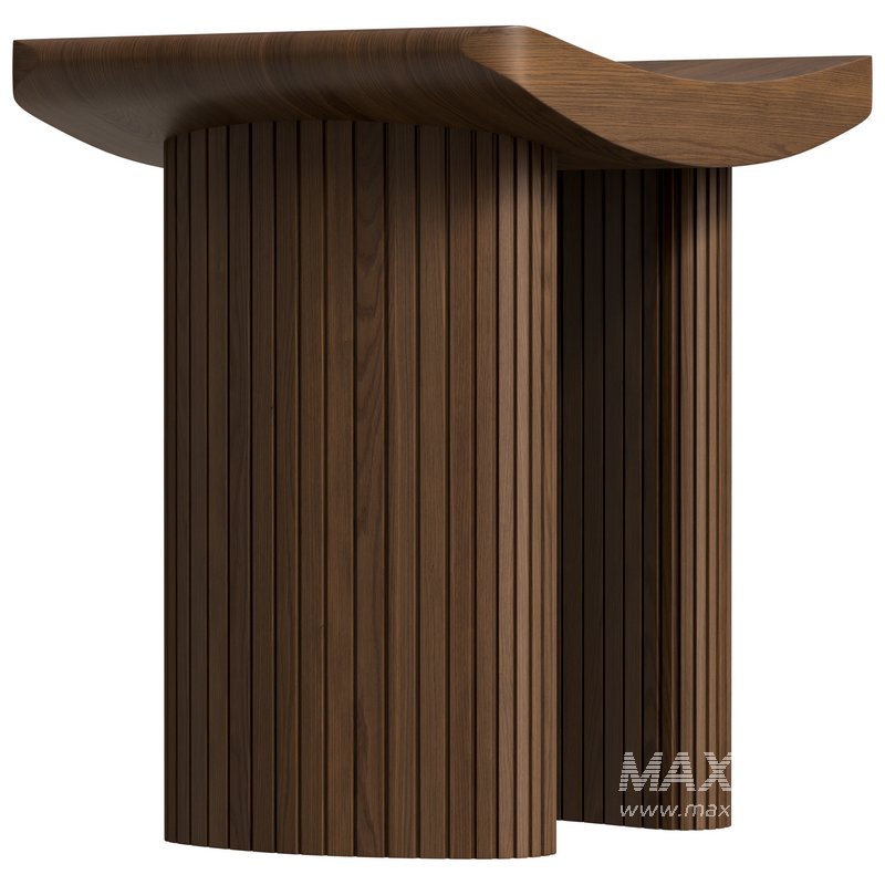 Mahogany stool - Image 5