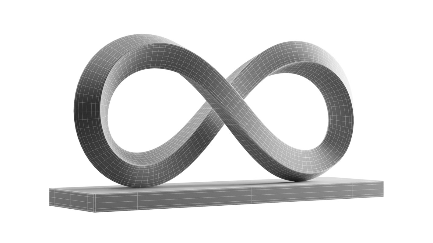 Abstract sculpture Infinity Mobius - Image 4