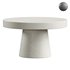 Prevelly Concrete Round Coffee Table - Thumbnail 1