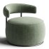 Swivel Armchair Barrel Accent Chair - Thumbnail 3