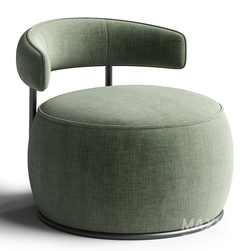 Swivel Armchair Barrel Accent Chair - Image 3