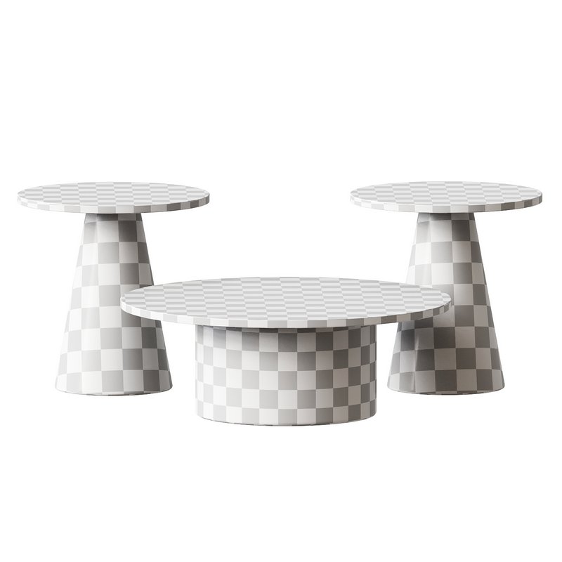 Carnisha 3 – Piece Round Black Coffee Table Sets - Image 6