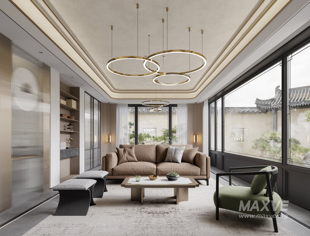 Chinese Living Room Dining Room - Image 2