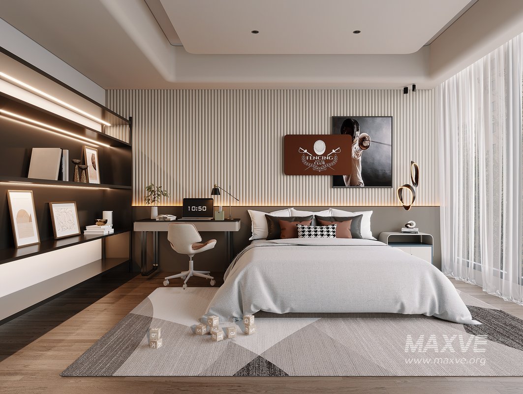 Modern bedroom - Image 1