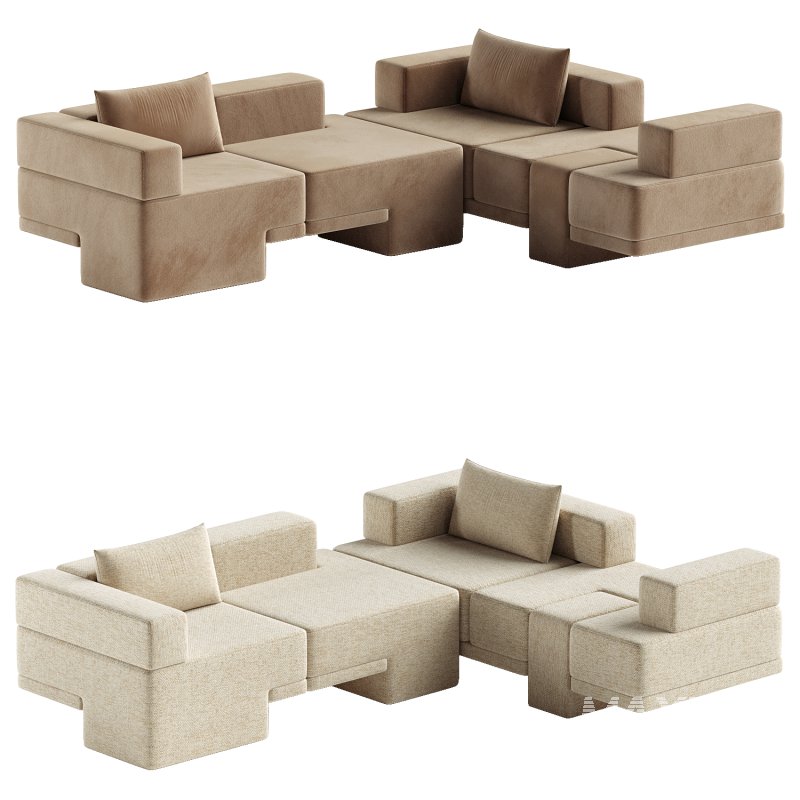 Sarsen 3 Seater Chaise Sectional - Image 2