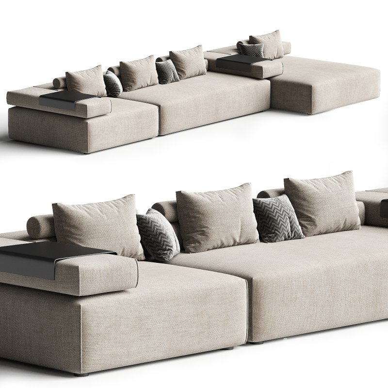 CINDER BLOCK modular sofa 1-2 - Image 3