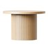 Charleily Pedestal Wood Round Coffee Table - Thumbnail 3
