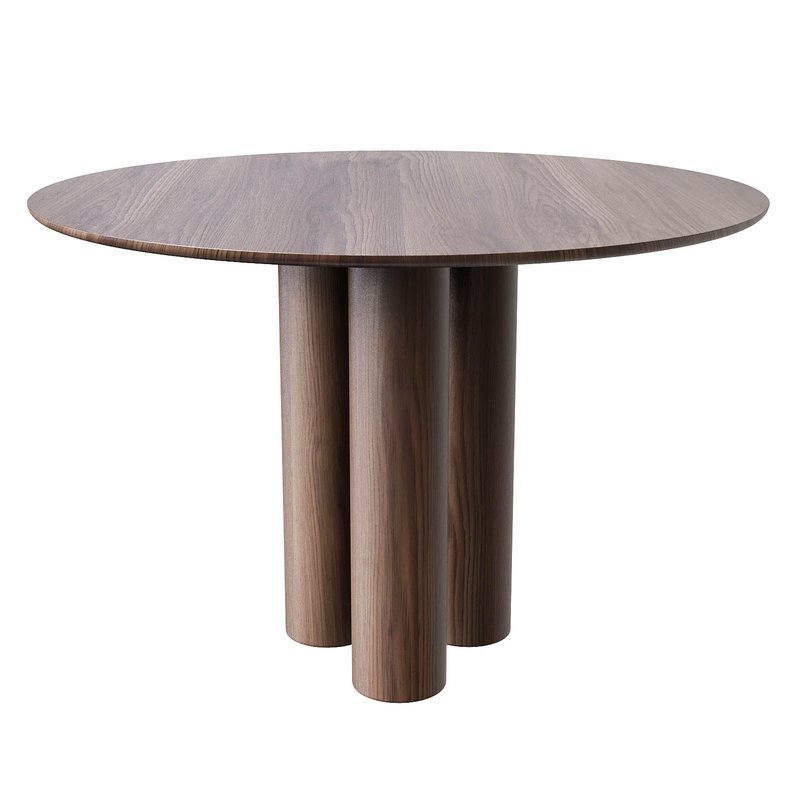 Gunnar Round Wood Dining Table - Image 3