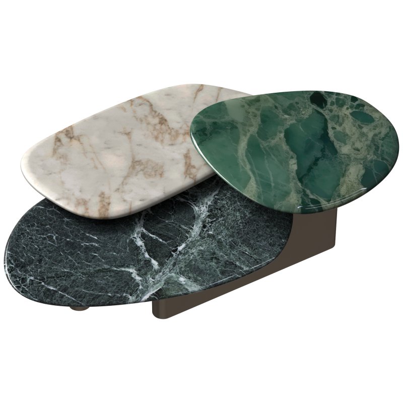 Low marble coffee table for living room - Image 3
