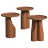Round walnut side table - Thumbnail 6