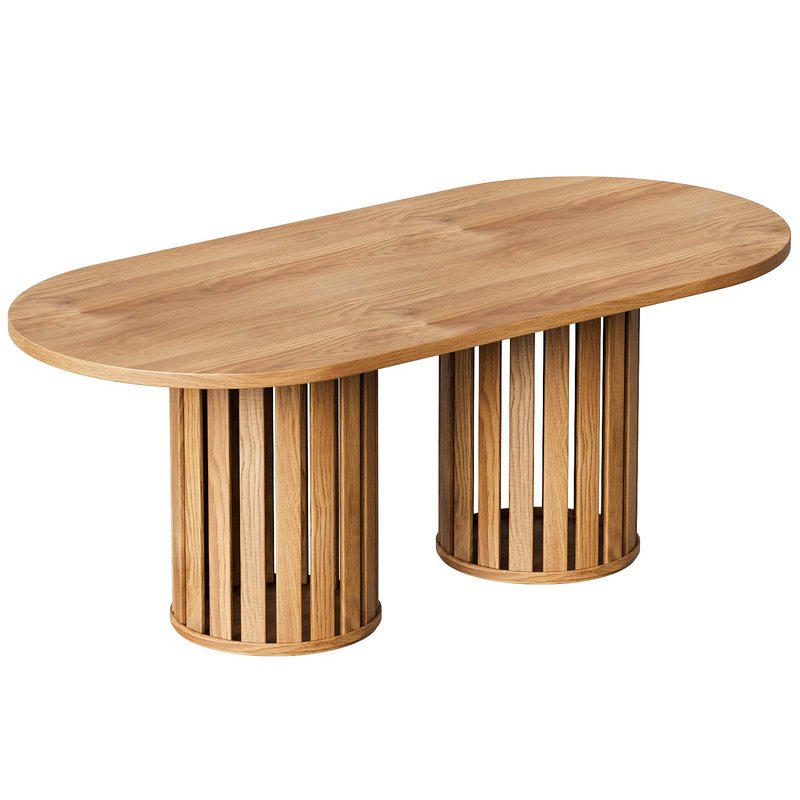 Benson Dining Table 200cm – Oak - Image 4