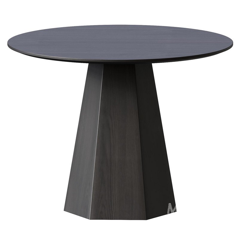Round Black Dining Table - Image 5