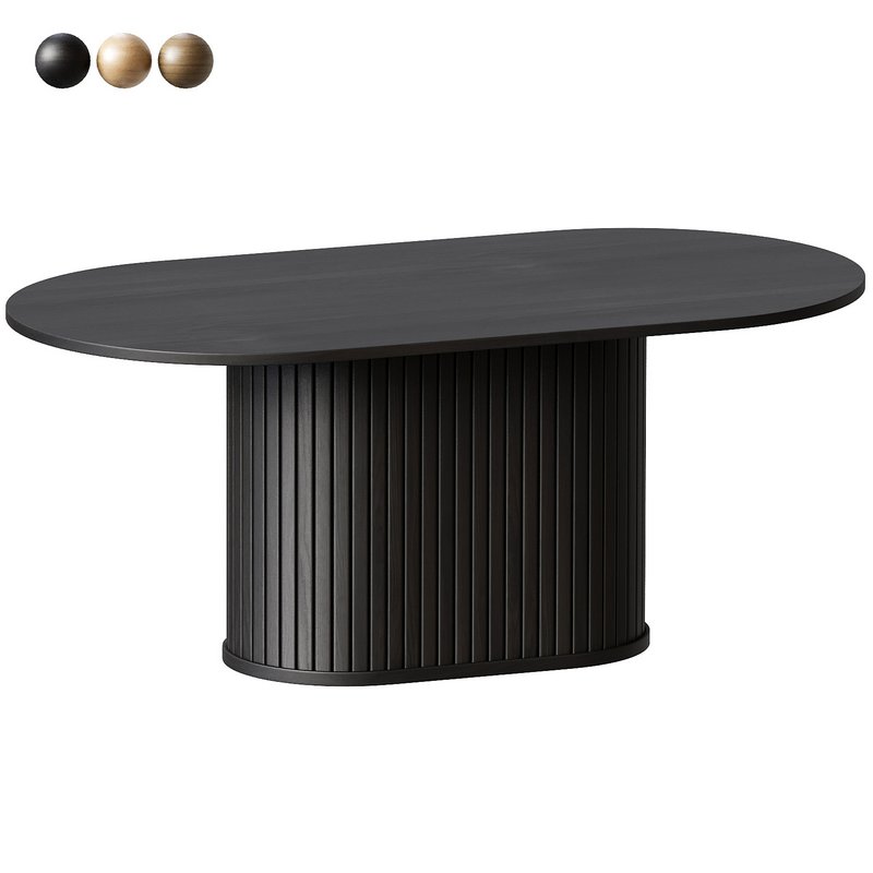 Iris Oval Dining Table - Image 1