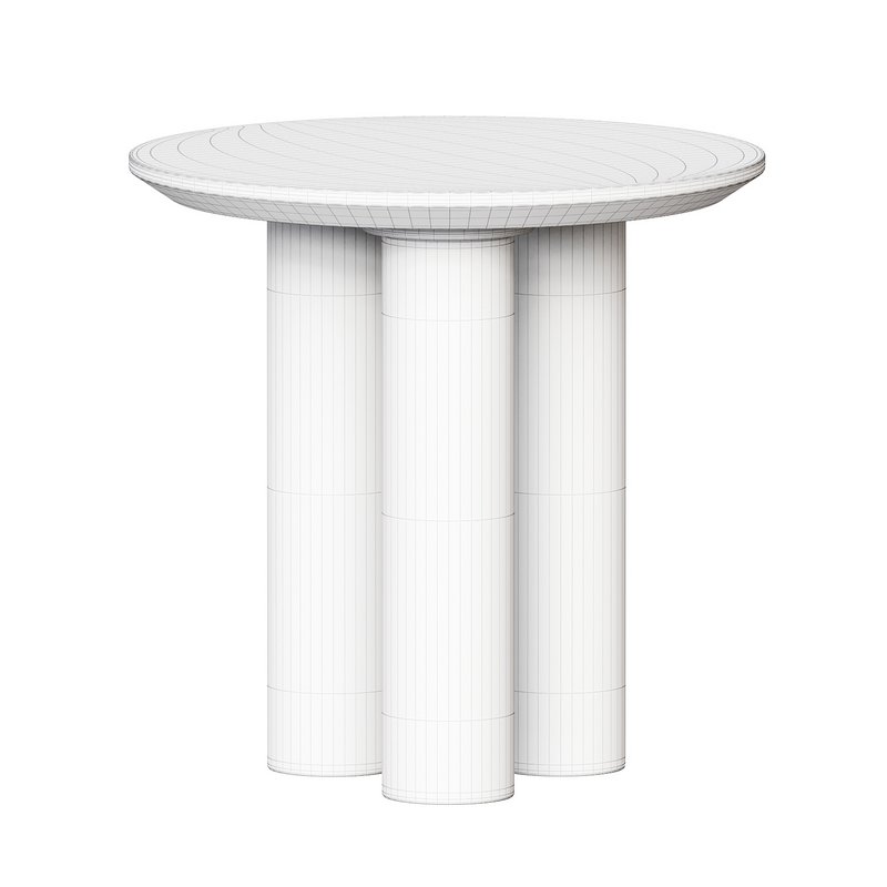 Cream White Dining Table - Image 3