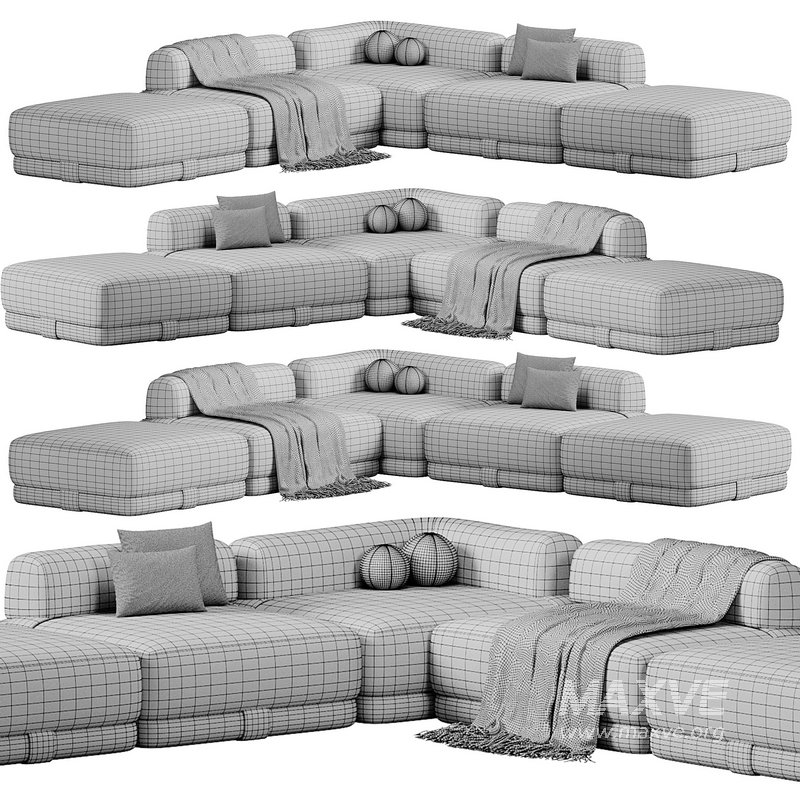 Insula Modular Sofa By Kettal - Image 2