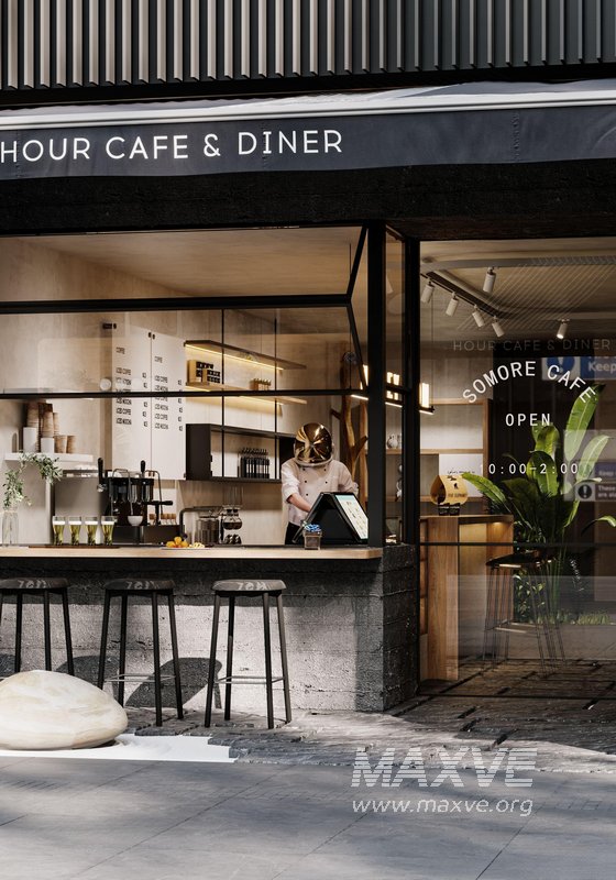 coffee shop cafe restaurant - Image 3