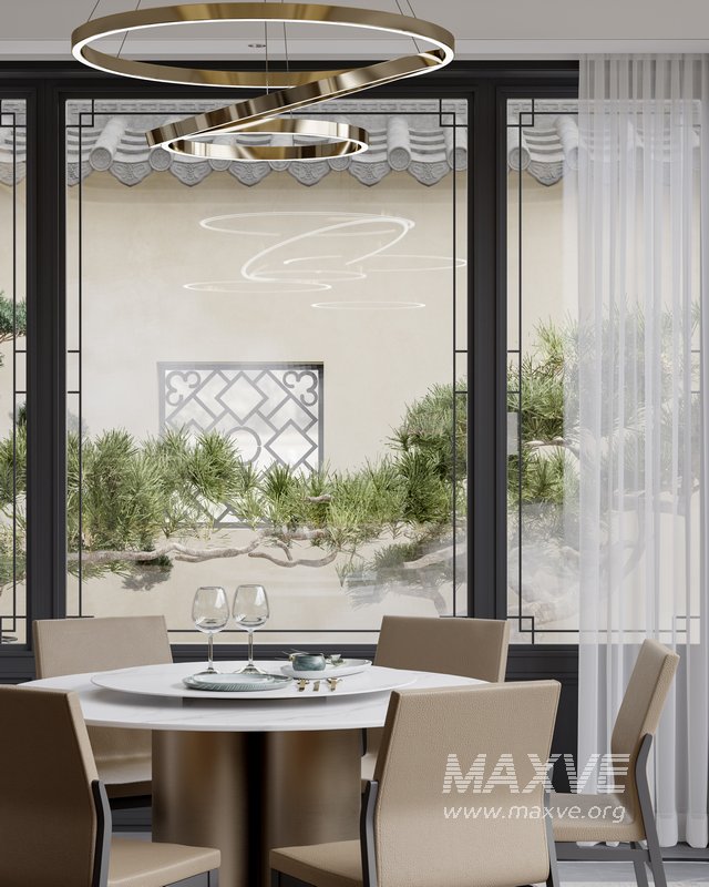 Chinese Living Room Dining Room - Image 4