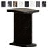 I Beam Black Marble Side Table - Thumbnail 3