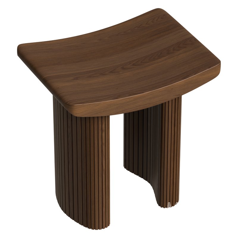 Mahogany stool - Image 4